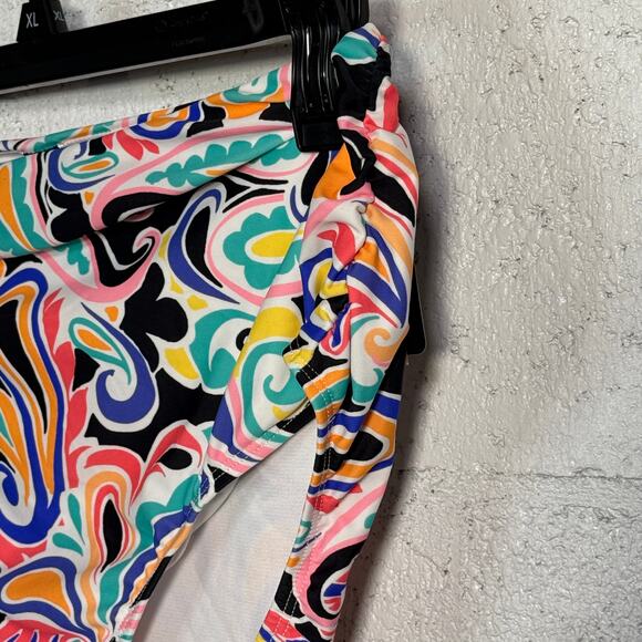 Island Escape Women's Cabana High-Waist Bikini Bottoms multi, 16 - Picture 2 of 7